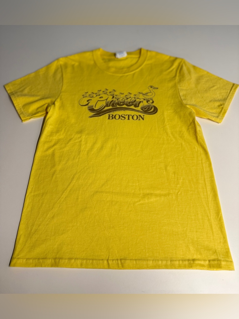 Boston Cheers Graphic T-Shirt - Yellow